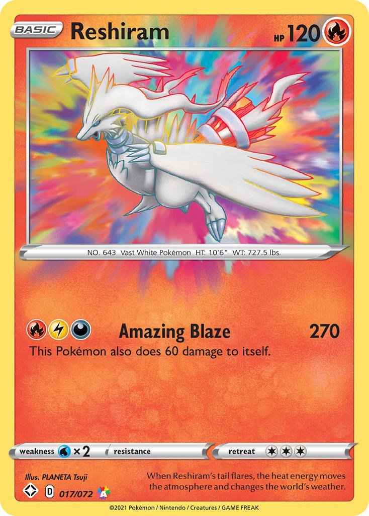 Reshiram [SHF - 017/072] - Shippin Texas