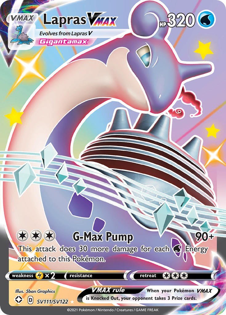 Lapras VMAX [SHFSV - SV111/SV122] - Shippin Texas