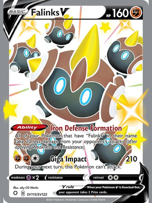 Falinks V [SHFSV - SV115/SV122] Shining Fates: Shiny Vault