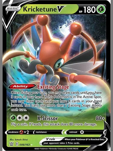 Kricketune V [SWSH05 - 006/163] SWSH05: Battle Styles