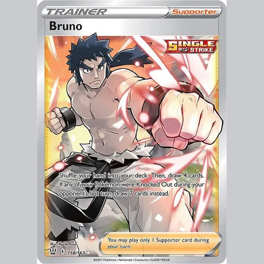 Bruno (Full Art) [SWSH05 - 158/163] SWSH05: Battle Styles