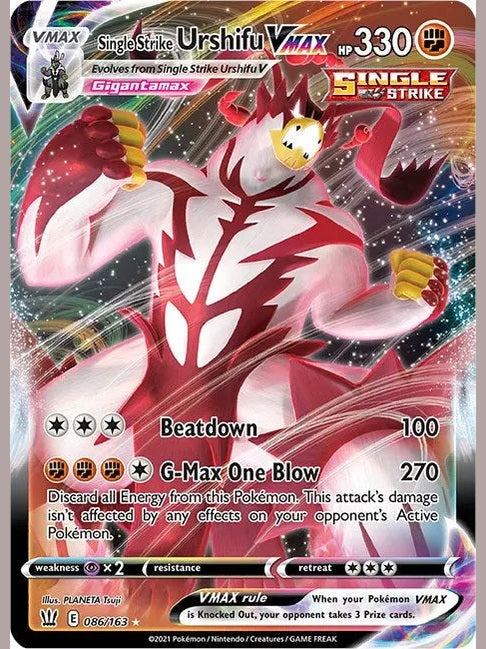 Single Strike Urshifu VMAX [SWSH05 - 086/163] SWSH05: Battle Styles