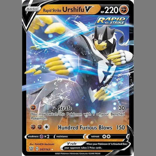 Rapid Strike Urshifu V [SWSH05 - 087/163] SWSH05: Battle Styles