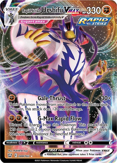 Rapid Strike Urshifu VMAX [SWSH05 - 088/163] - Shippin Texas