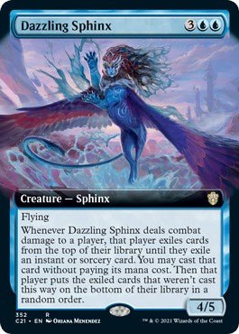 Dazzling Sphinx (Extended Art) [C21 - 352] - Shippin Texas