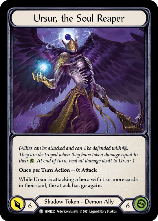 Blasmophet, the Soul Harvester // Ursur, the Soul Reaper (Back)