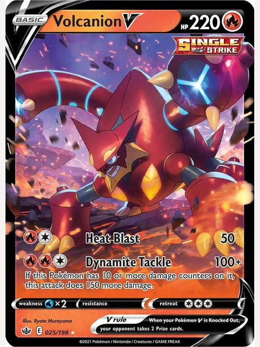 Volcanion V [SWSH06 - 025/198] SWSH06: Chilling Reign