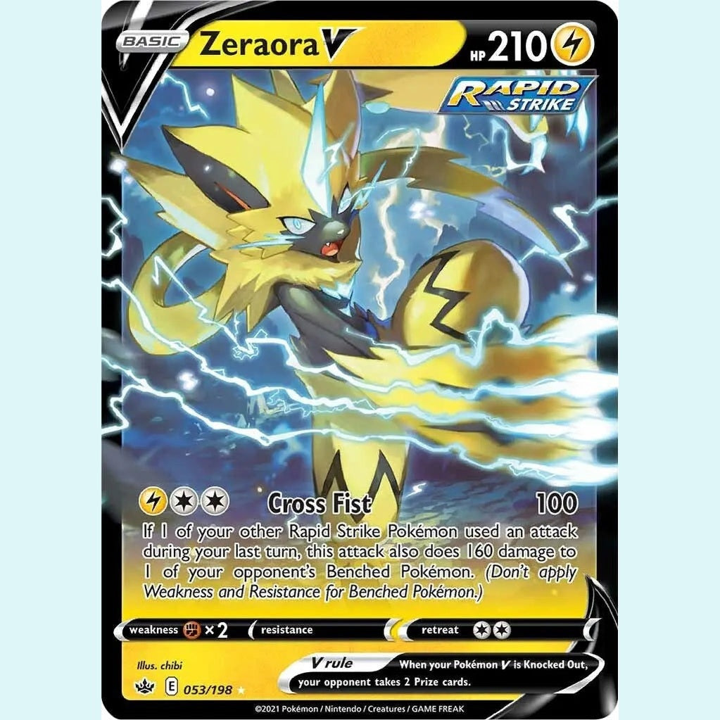 Zeraora V [SWSH06 - 053/198] SWSH06: Chilling Reign