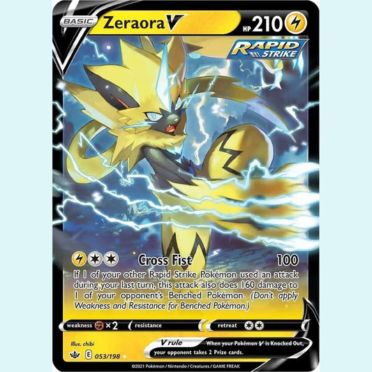 Zeraora V [SWSH06 - 053/198] SWSH06: Chilling Reign