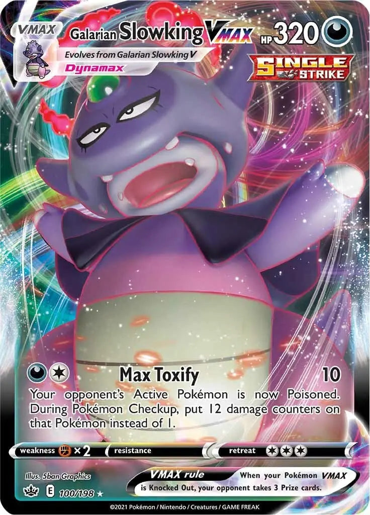 Galarian Slowking VMAX [SWSH06 - 100/198] SWSH06: Chilling Reign
