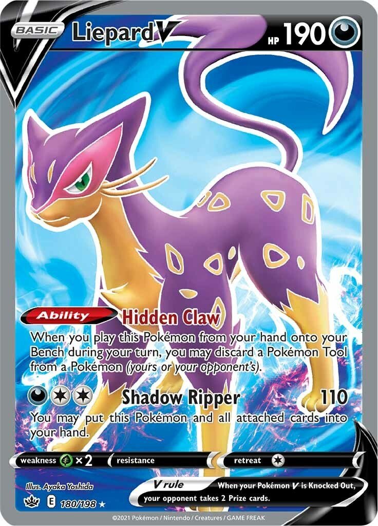 Liepard V (Full Art) [SWSH06 - 180/198] - Shippin Texas