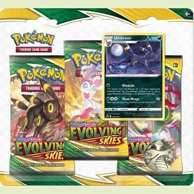 Evolving Skies 3 Pack Blister [Umbreon] [SWSH07] SWSH07: Evolving Skies