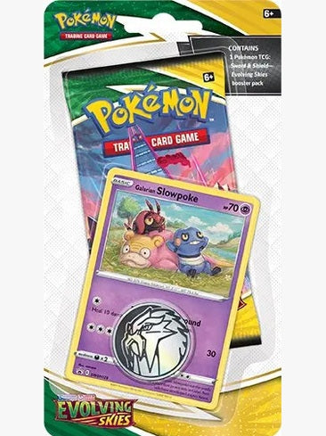Evolving Skies Single Pack Blister [Galarian Slowpoke] [SWSH07] SWSH07: Evolving Skies
