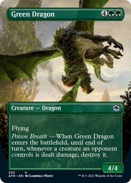 Green Dragon (Borderless) [AFR - 295] - Shippin Texas