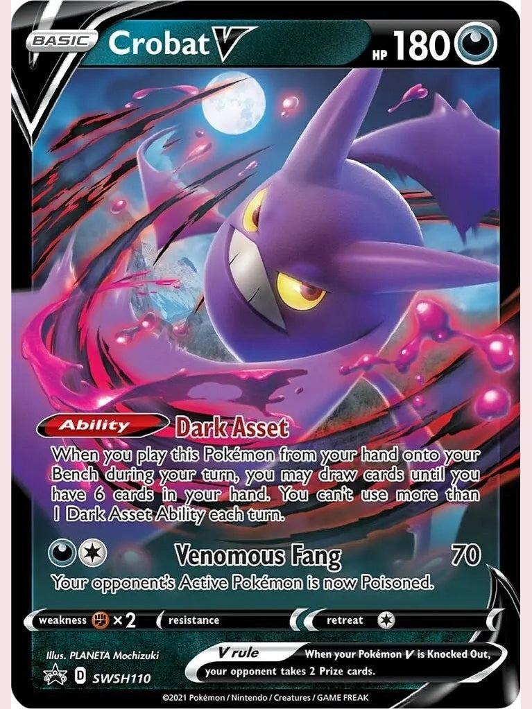 Crobat V - SWSH110 [SWSD - SWSH110] SWSH: Sword & Shield Promo Cards