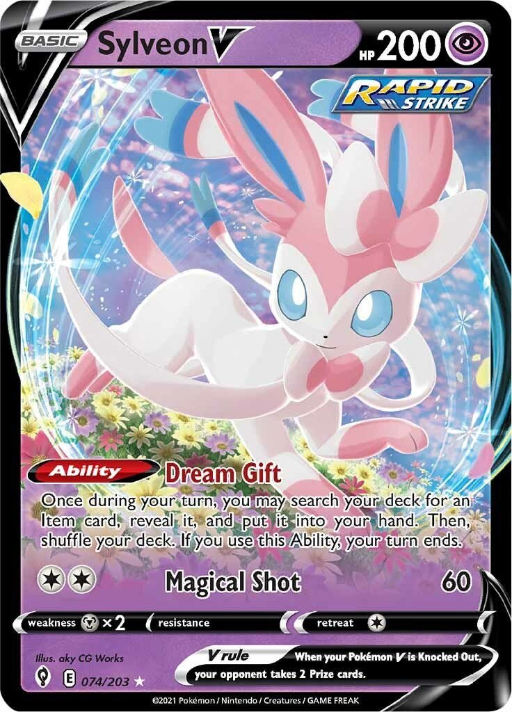 Sylveon V [SWSH07 - 074/203] - Shippin Texas