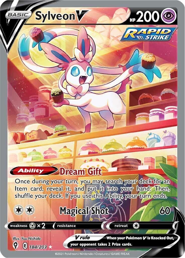 Sylveon V (Alternate Full Art) [SWSH07 - 184/203] - Shippin Texas
