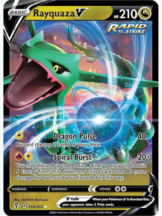 Rayquaza V [SWSH07 - 110/203] SWSH07: Evolving Skies