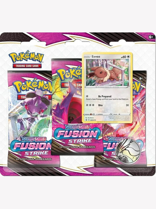 Fusion Strike 3 Pack Blister [Eevee] [SWSH08] SWSH08: Fusion Strike