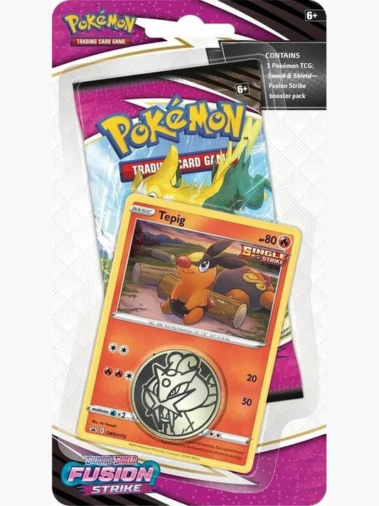 Fusion Strike Single Pack Blister [Tepig] [SWSH08] SWSH08: Fusion Strike