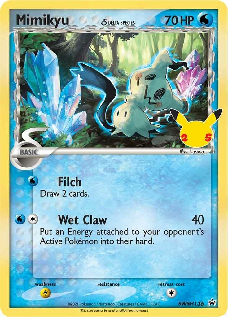 Mimikyu (Delta Species) - SWSH136 [SWSD - SWSH136] - Shippin Texas