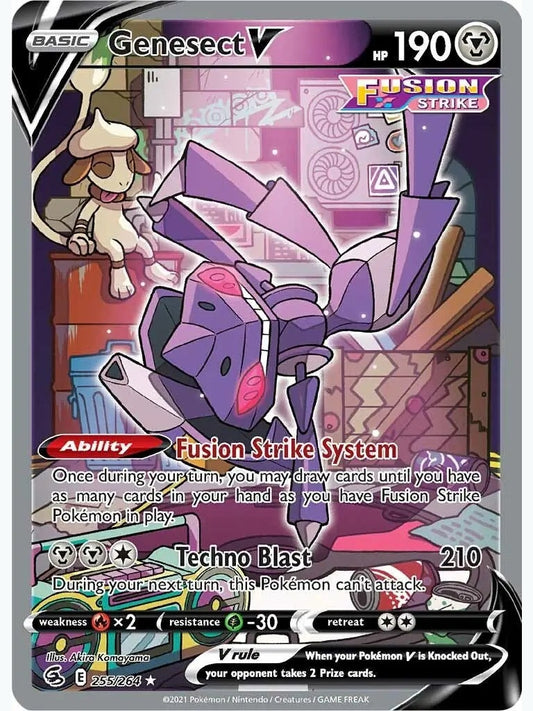 Genesect V (Alternate Full Art) [SWSH08 - 255/264] SWSH08: Fusion Strike