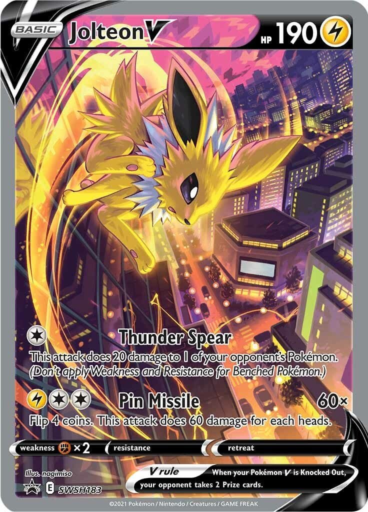 Jolteon V - SWSH183 [SWSD] - Shippin Texas