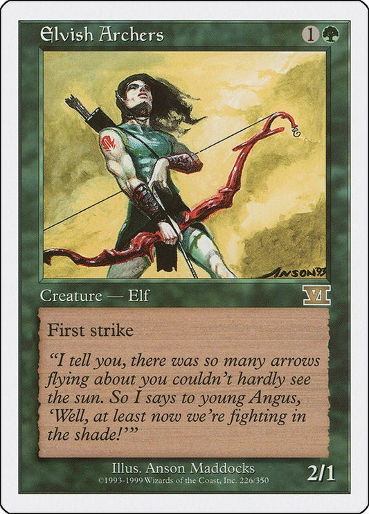 Elvish Archers [6ED - 226] - Shippin Texas