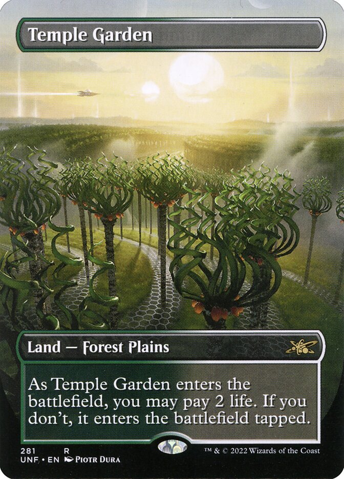 Temple Garden (Borderless) [UNF - 281] - Shippin Texas
