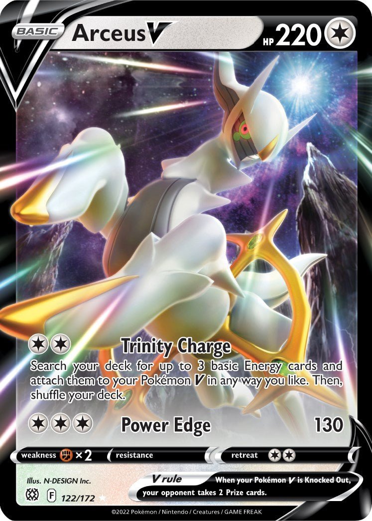Arceus V [SWSH09 - 122/172] - Shippin Texas