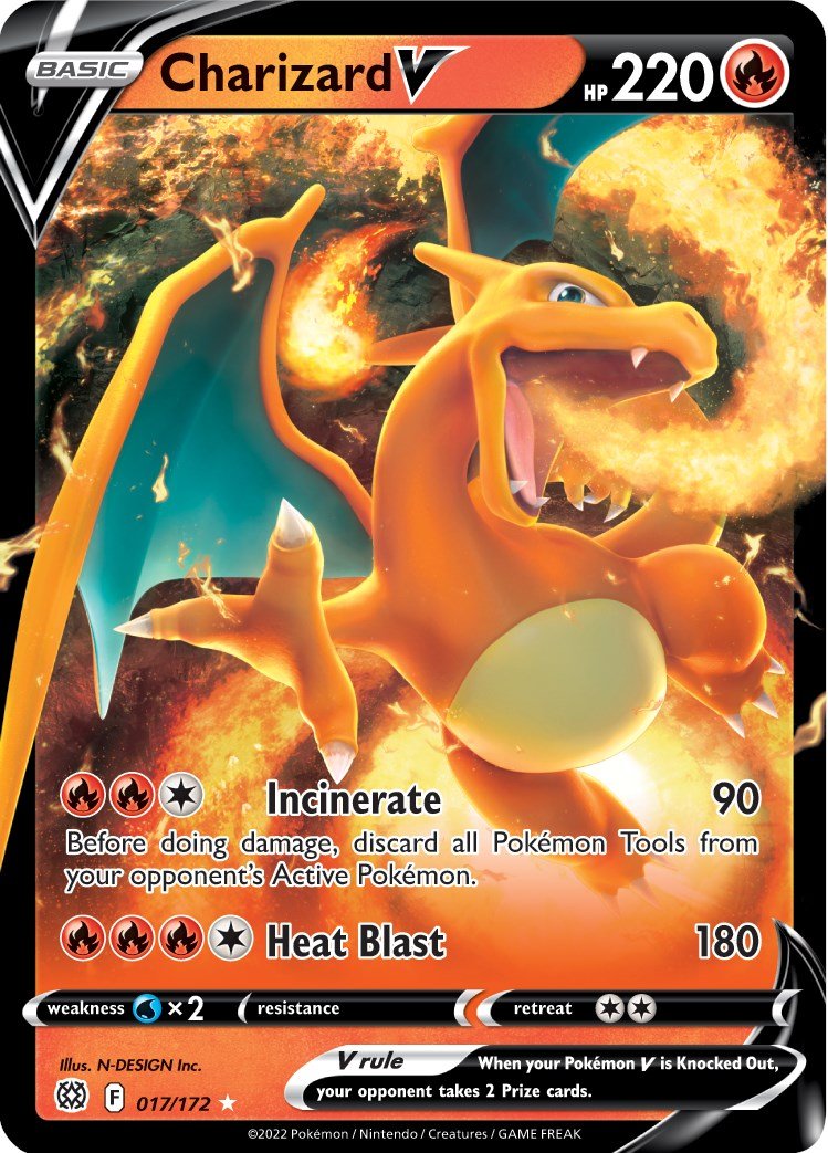 Charizard V [SWSH09 - 017/172] - Shippin Texas