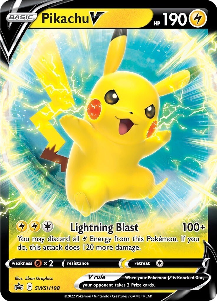 Pikachu V - SWSH198 [SWSD - SWSH198] - Shippin Texas