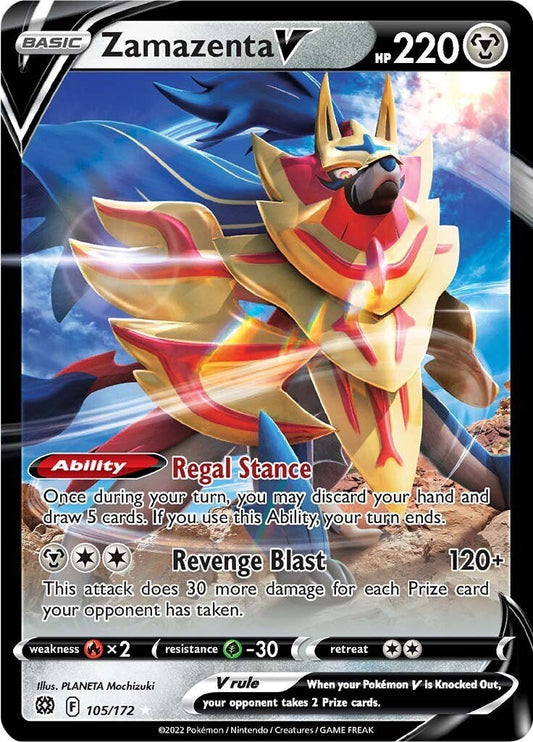 Zamazenta V [SWSH09 - 105/172] - Shippin Texas