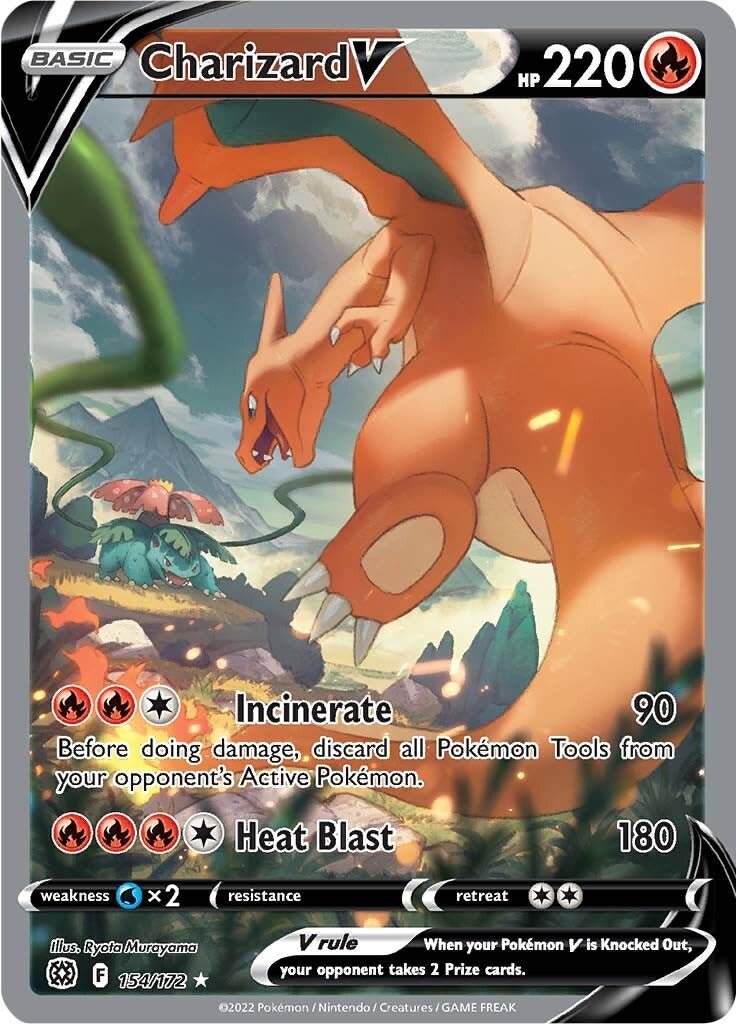 Charizard V (Alternate Full Art) [SWSH09 - 154/172] - Shippin Texas
