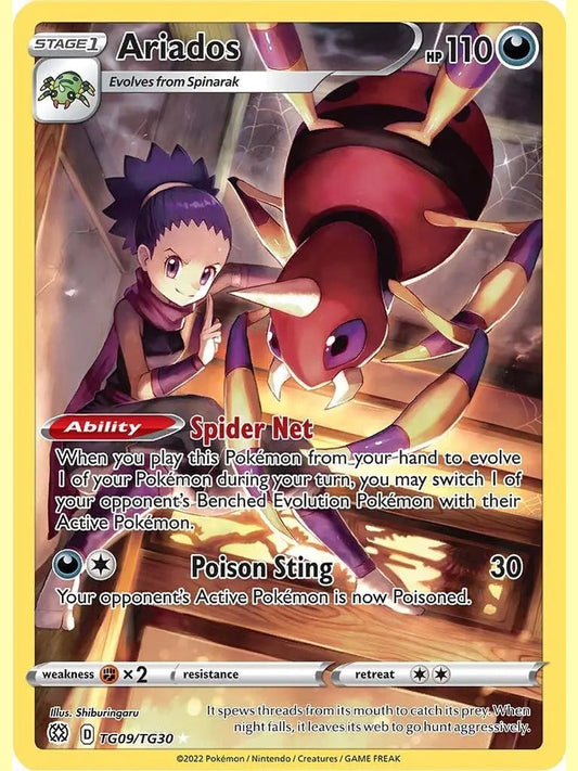 Ariados [SWSH09:TG - TG09/TG30] SWSH09: Brilliant Stars Trainer Gallery