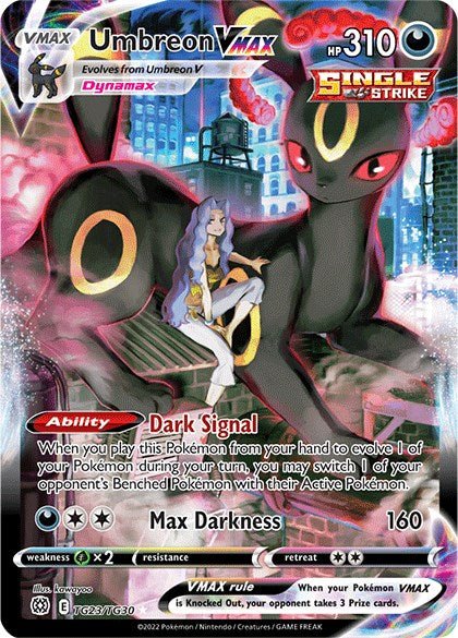 Umbreon VMAX [SWSH09:TG - TG23/TG30] - Shippin Texas