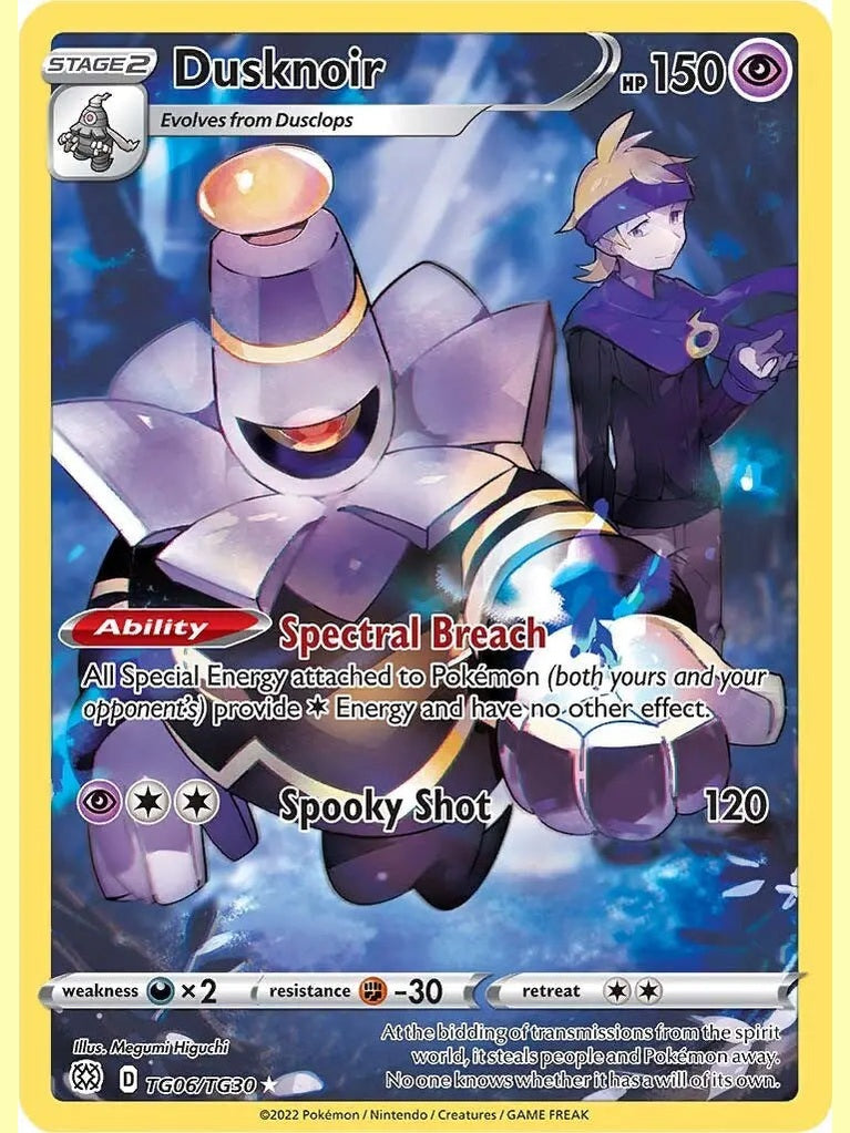 Dusknoir [SWSH09:TG - TG06/TG30] SWSH09: Brilliant Stars Trainer Gallery