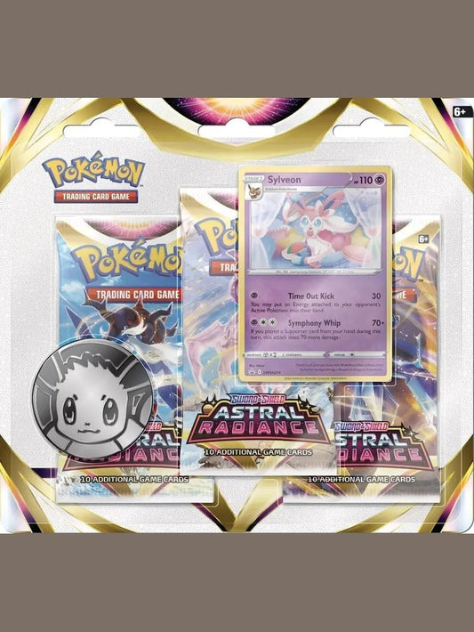 Astral Radiance 3 Pack Blister [Sylveon] [SWSH10 - N/A] SWSH10: Astral Radiance
