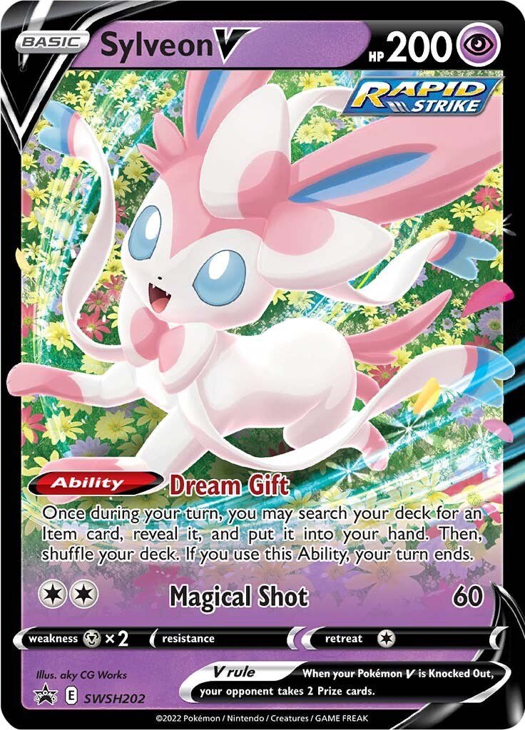 Sylveon V - SWSH202 [SWSD - SWSH202] - Shippin Texas
