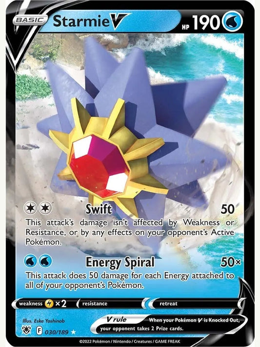 Starmie V [SWSH10 - 030/189] SWSH10: Astral Radiance