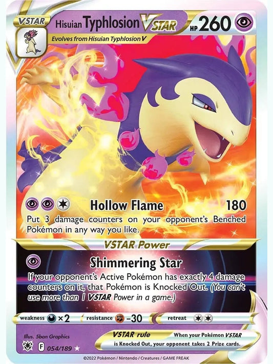Hisuian Typhlosion VSTAR [SWSH10 - 054/189] SWSH10: Astral Radiance