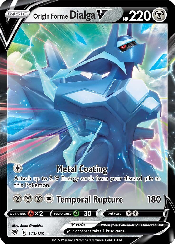 Origin Forme Dialga V [SWSH10 - 113/189] - Shippin Texas