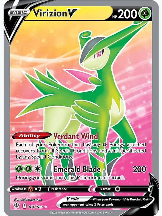 Virizion V (Full Art) [SWSH10 - 164/189] SWSH10: Astral Radiance