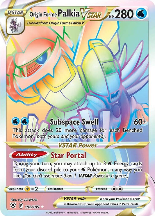 Origin Forme Palkia VSTAR (Secret) (192) [SWSH10 - 192/189] - Shippin Texas