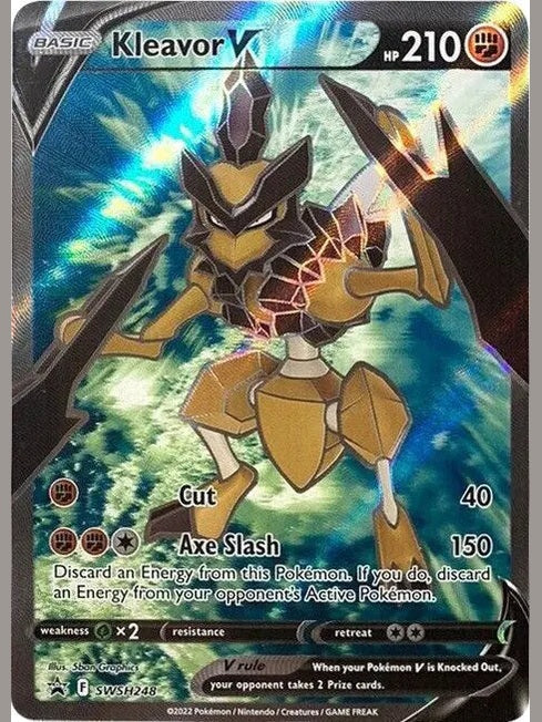 Kleavor V (Full Art) - SWSH248 [SWSD - SWSH248] SWSH: Sword & Shield Promo Cards