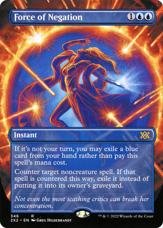 Force of Negation (Borderless) [2X2 - 346] - Shippin Texas