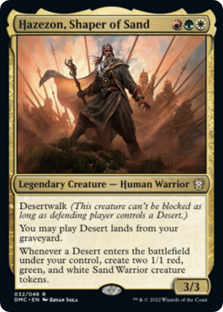 Hazezon, Shaper of Sand [DMC - 32] - Shippin Texas