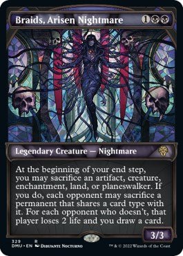 Braids, Arisen Nightmare (Textured Foil) [DMU - 329] - Shippin Texas
