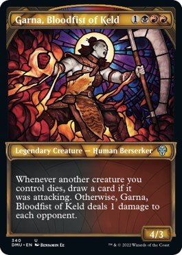 Garna, Bloodfist of Keld (Textured Foil) [DMU - 340] - Shippin Texas