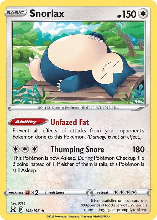 Snorlax [SWSH11 - 143/196] - Shippin Texas